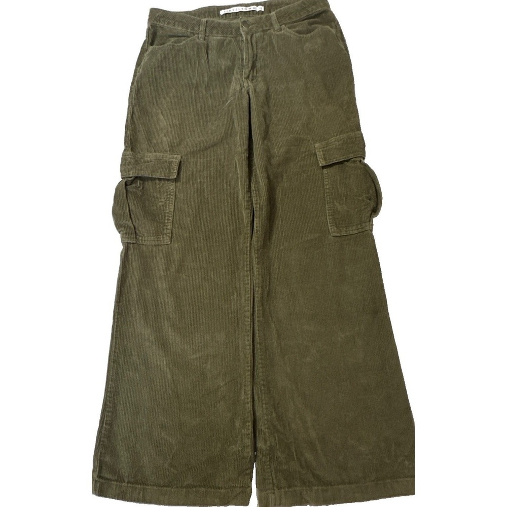 Tinseltown  Juniors' Cotton Corduroy Low-Rise Cargo Jeans Sz 13